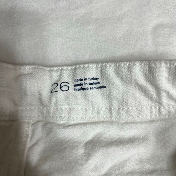 Anthropologie Pilcro The Adi Midrise Flare White Jeans 26 Women - Picture 8 of 12